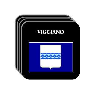 Italy Region, Basilicata   VIGGIANO Set of 4 Mini Mousepad Coasters