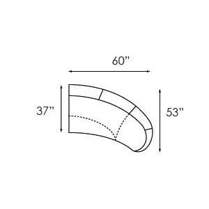  Embrace Sectional Right Facing Seat