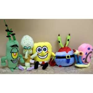   , Plankton, Squidward, Gary the Snail, and Spongebob Toys & Games