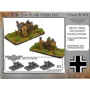    Forged in Battle (15mm WWII) 2cm Flak Vierling Toys & Games