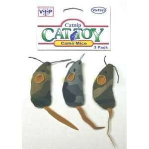 CAMOUFLAGE CATNIP MICE 3PK 