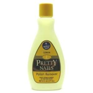  Pretty Nails (Pack of 12) 6 oz. Aceton Lemon Polish 