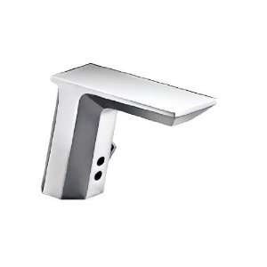   Hybrid Sculpted Touchless Deck Mount Faucet In Vibr