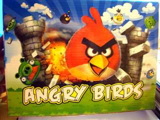 Angry Birds 25 pcs   Knock Wood Sling Shot Catapult Table Top Game 