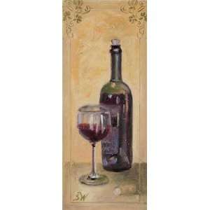 Red Wine With Glass Shari White. 4.00 inches by 10.00 inches. Best 