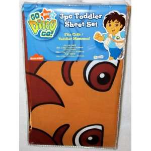  Nickelodeon Go Diego 3 Pc Toddler Sheet Set Baby