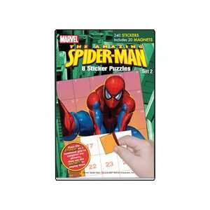  MARVEL Spiderman Sticker Puzzles Set 2 by Lee Publications 