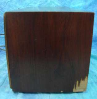 Vintage  TV Radio Clock Model 8102 Wood Case  