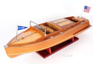   Runabout Wood Model 24 Classic Mahogany Racing Speed Boat For Sale