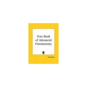  Text Book of Advanced Freemasonry 
