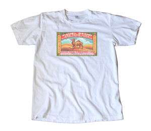 Vintage Camel Brand Firecracker Label T Shirt  