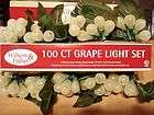 100 ct GRAPE LIGHT SET 10 LIGHTED GRAPE CLUSTER PARTY INDOOR OUTDOOR