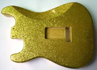 Alder Body Replacement for Strat Guitar Gold Flake  