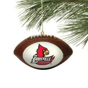 Louisville Cardinals Mini Football Christmas Ornament  