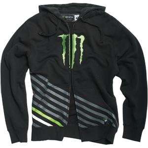  One Industries Vert Zip Up Hoody   Large/Black Automotive