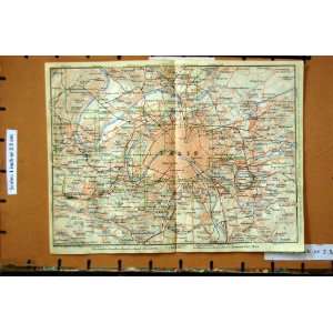  MAP 1907 PARIS FRANCE VERSAILLES SCEAUX ST. DENIS NOISY 