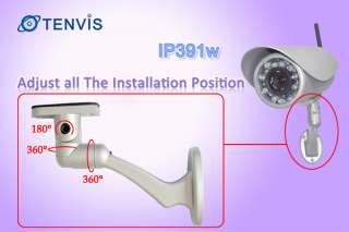 OEM Tenvis Wireless WiFi IR LED IP Network Camera Outdoor Waterproof 
