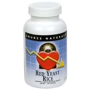  Source Naturals Red Yeast Rice, 600mg, 120 Capsules 