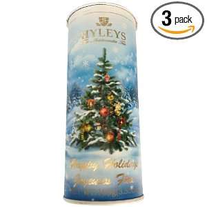 HYLEYS Happy Holidays Loose Black Tea, 3.53 Ounce (Pack of 3)  