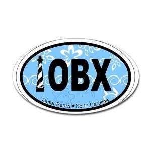  Outer Banks NC   Oval Design Sticker Oval Outer banks Oval 