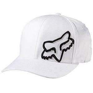  Fox Racing Youth Flex 45 Flexfit Hat   Flex Fit/White 