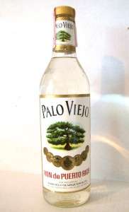 Palo Viejo Rum from Puerto Rico Unopened OLD COLLECTOR BOTTLE  