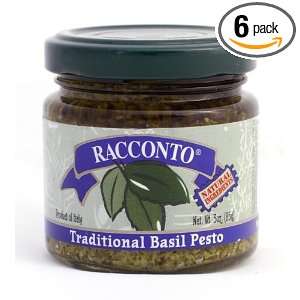 Racconto Traditional Basil Pesto, 6.3 Ounce Packages (Pack of 6 