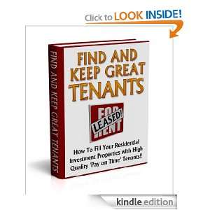 Find And Keep Great Tenants Troy Barford  Kindle Store