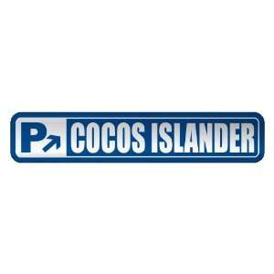   PARKING COCOS ISLANDER  STREET SIGN COCOS ISLANDS