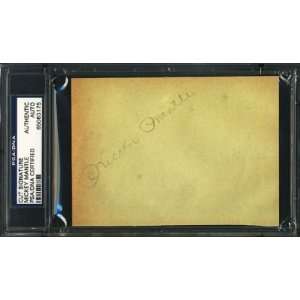 Mickey Mantle Signed Autographed Cut Psa/dna Slabbed   Sports 