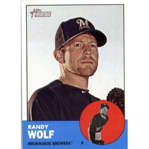  2012 Topps Heritage 74 Randy Wolf   Milwaukee Brewers 