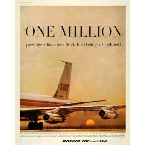  1959 Ad Boeing 707 Jetliner 720 Passenger Commercial 