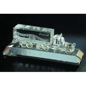  Truck Crystal Ornament with Base Sold Separately   Medium 