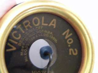   Plated Victor Victrola No.2 Phonograph Sound Box Reproducer  