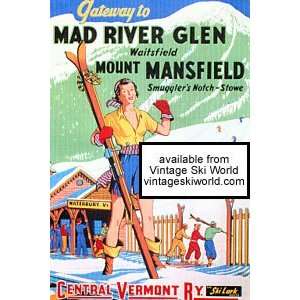  Postcard Mad River Glen