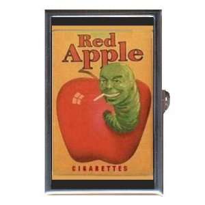  Red Apple Cigarette Green Worm Coin, Mint or Pill Box 
