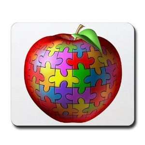  Puzzle Apple Autism Mousepad by 