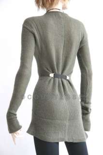 NEW RICK OWENS FITTED UNISEX SWEATER DRESS RO401  