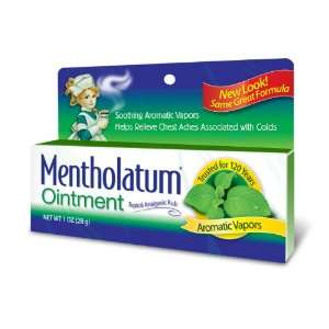   Mentholatum Natural Chest Rub 1.76 Ounce Tube