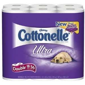  Kleenex Cottonelle Ultra Double Roll, (2x Regular), 2 Ply 