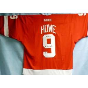  Gordie Howe Autographed Jersey   Autographed NHL Jerseys 