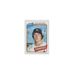  1980 Topps #140   Rich Gossage Sports Collectibles