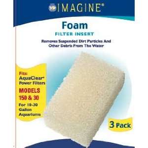  Foam Insert Fits Aquaclear 30 (150) 3pk