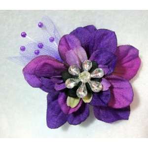  NEW Small Purple Flower Hair Clip, Limited. Beauty