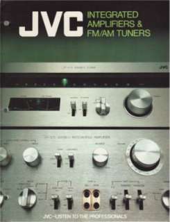 JVC Integrated Amps & Tuners Brochure 1975  