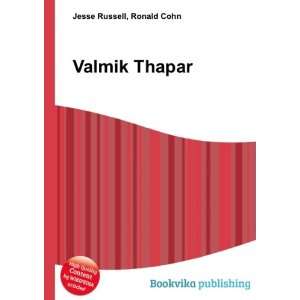  Valmik Thapar Ronald Cohn Jesse Russell Books