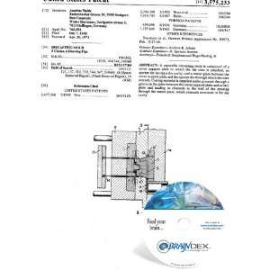  NEW Patent CD for DIECASTING MOLD 