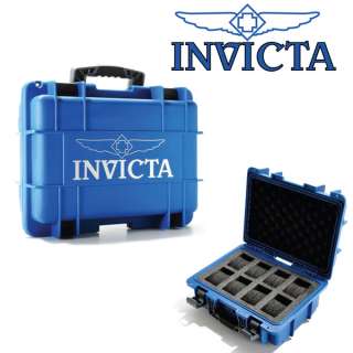 NEW RARE BLUE Invicta Impact Case 8 Eight Slot Watch Collector Dive 