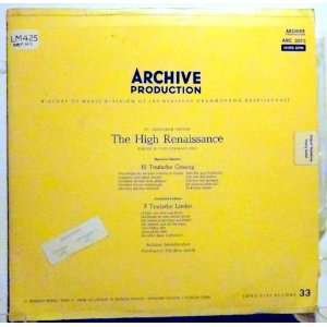  The High Renaissance, Archiv, Music