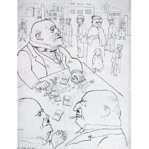  Hand Made Oil Reproduction   George Grosz   24 x 32 inches 